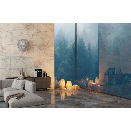 Πλακάκι Root Crema 60Χ120 Μάρμαρο Γυαλιστερό Μπεζ